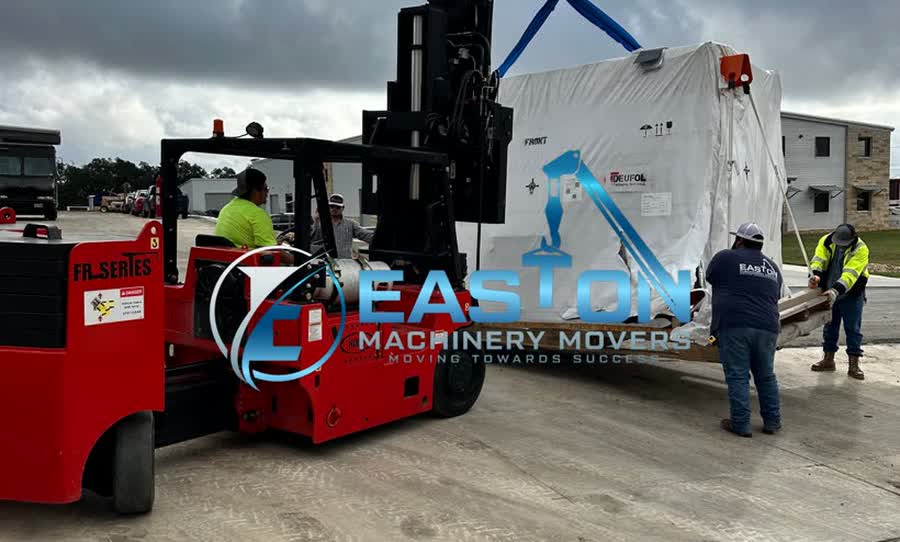 Industrial Machinery Moving